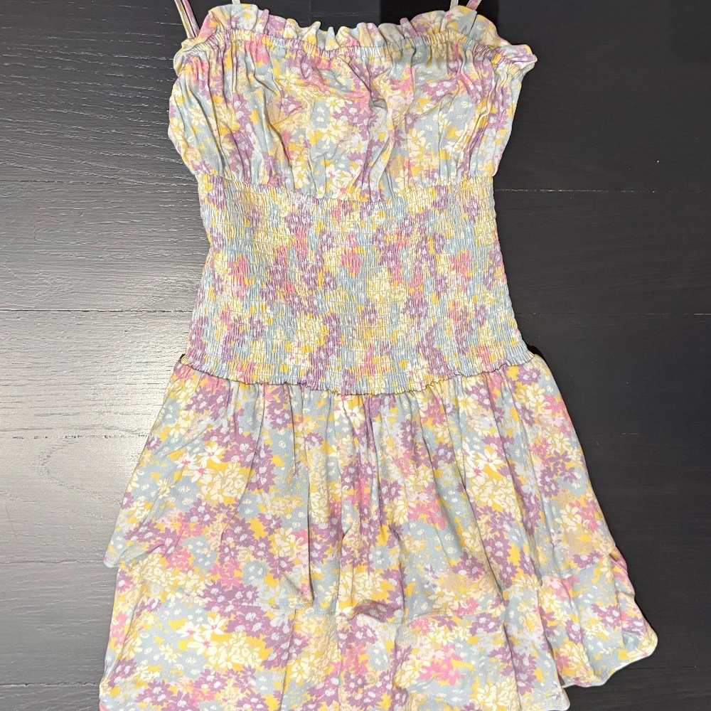smocked romper dress